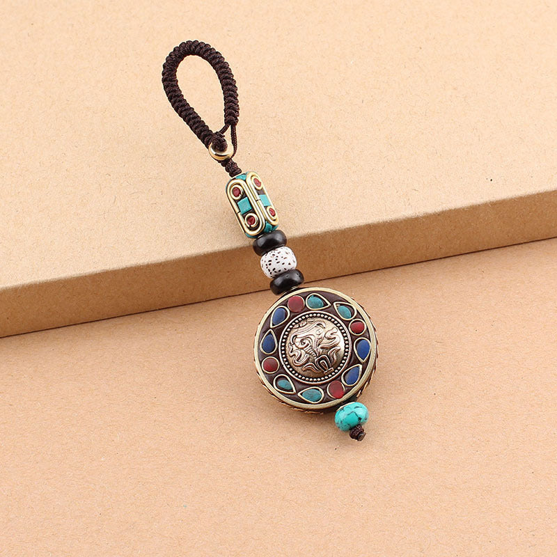 Wholesale Nepalese Vintage Car Alloy Keychains